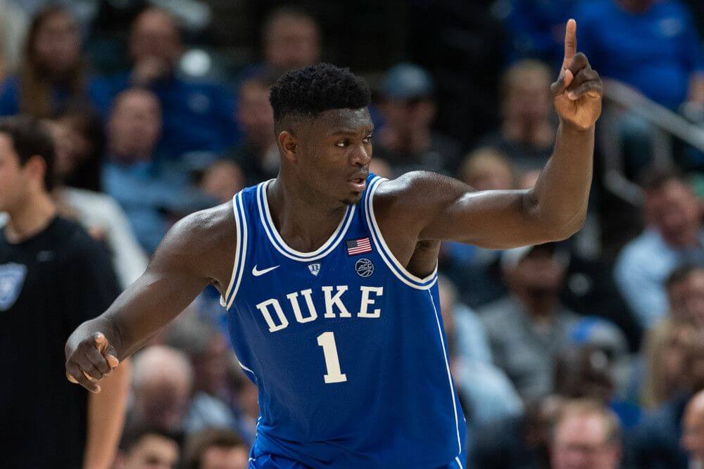 Duke forward Zion Williamson.