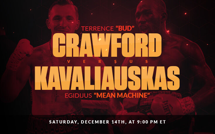 Crawford vs Kavaliauskas promotional image
