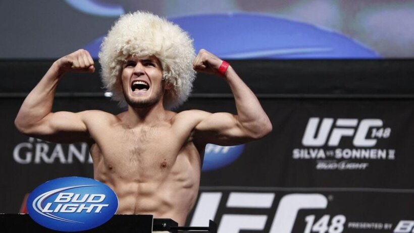Lightweight champ Khabib Nurmagomedov, famous for his gruesome beatdowns