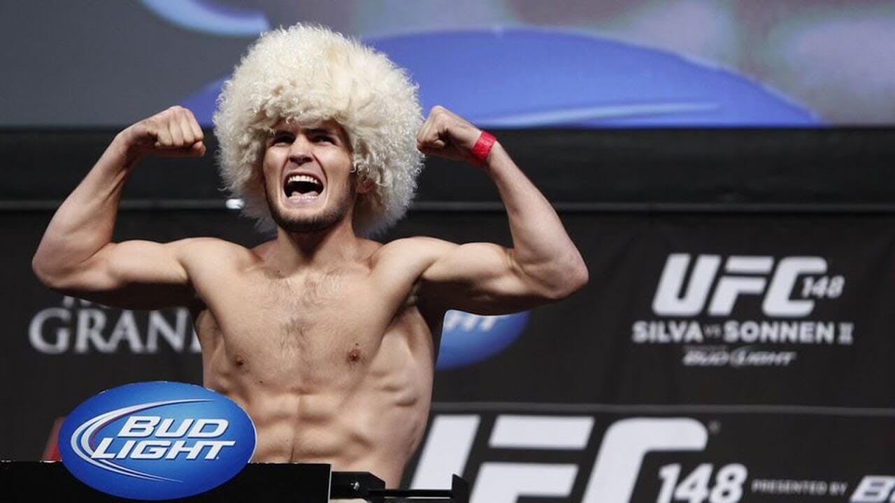 Lightweight champ Khabib Nurmagomedov, famous for his gruesome beatdowns