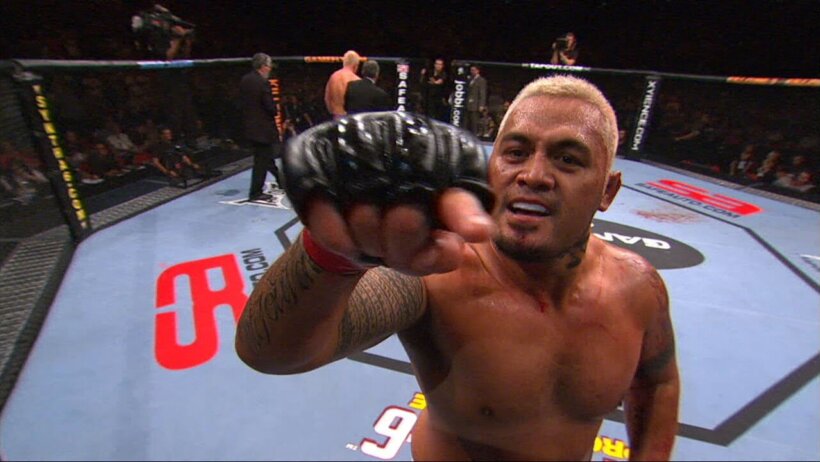 Mark Hunt, 44 years old and still headlining events
