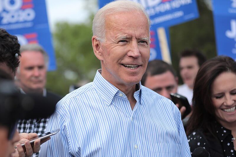 Joe Biden smiling