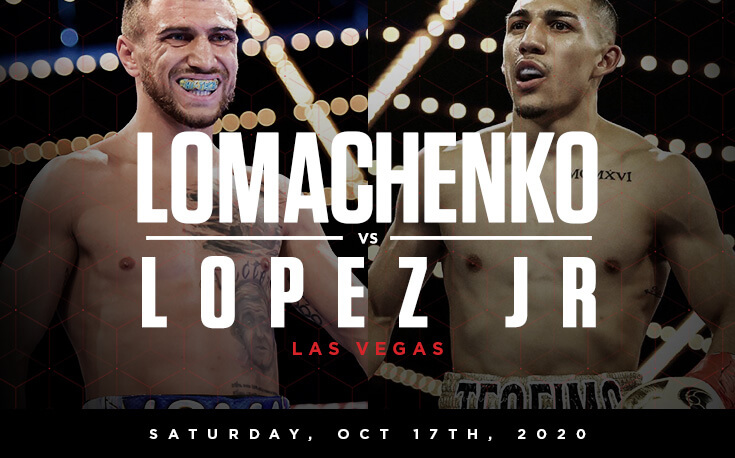 Lomachenko vs Lopez promotional image