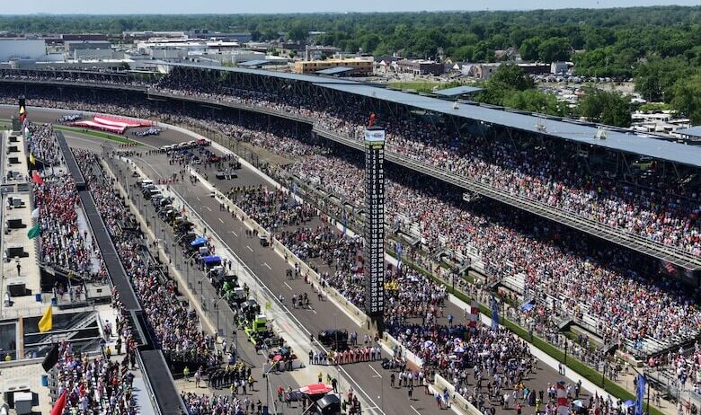 The Brickyard in Indianapolis.