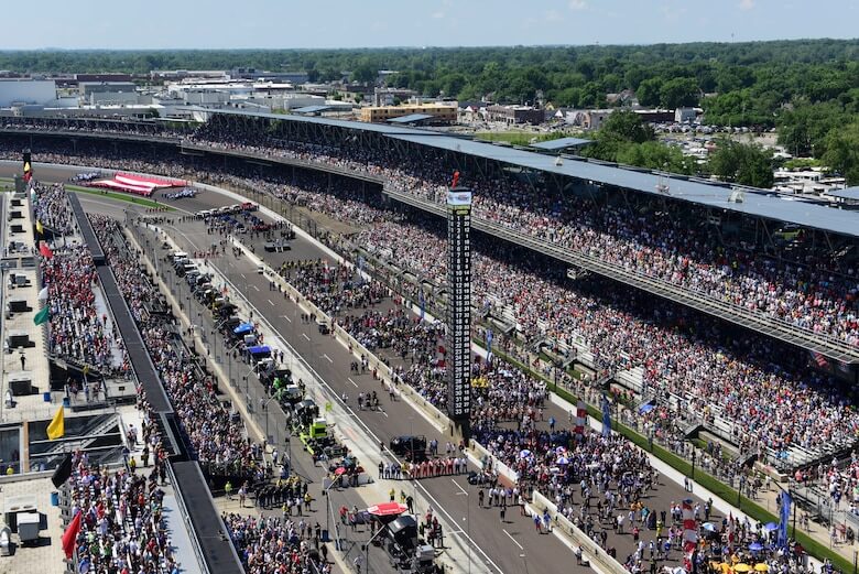 The Brickyard in Indianapolis.