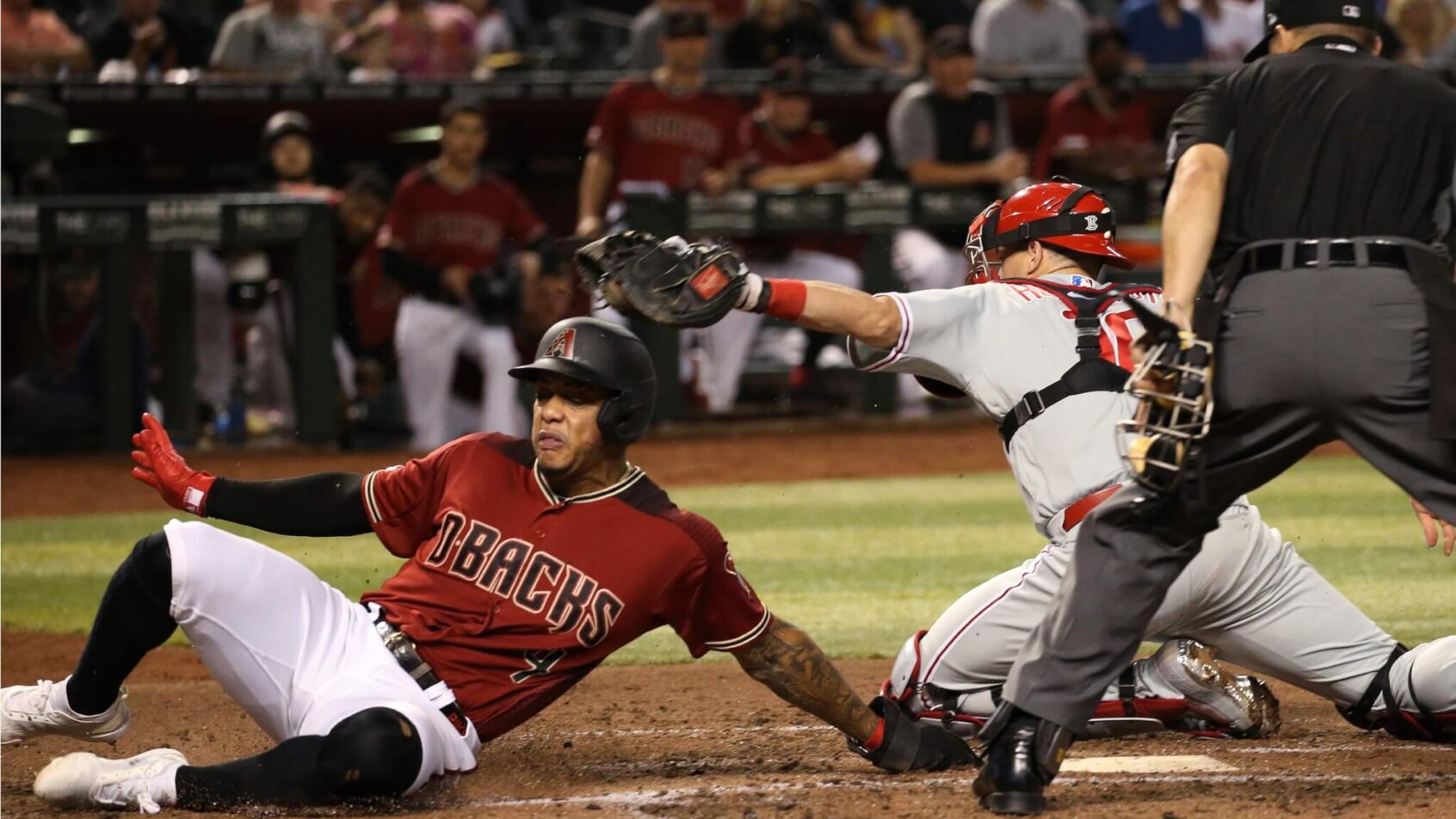 Ketel Marte sliding