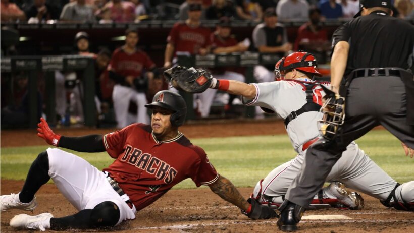 Ketel Marte sliding