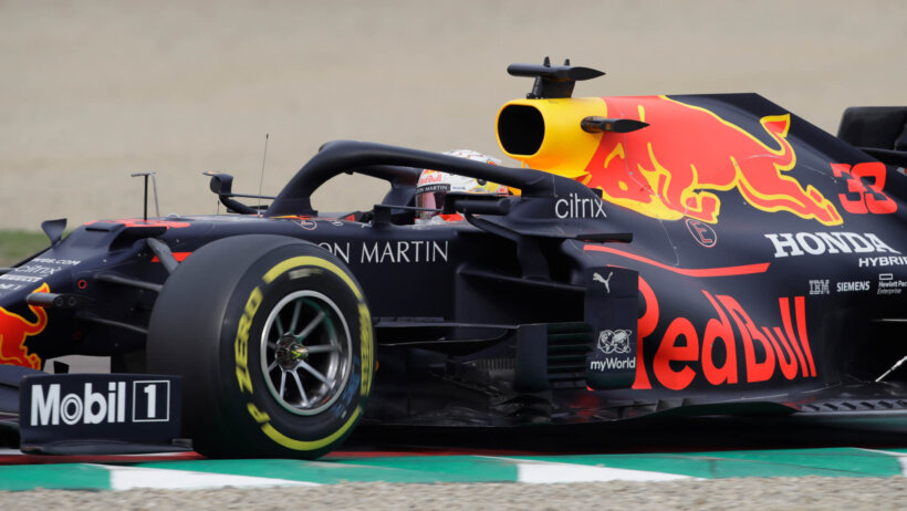 F1 Emilio Romagna Grand Prix - Lewis Hamilton & Red Bull's Max Verstappen