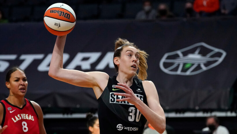 Breanna Stewart driving