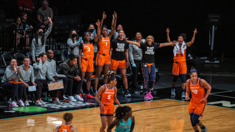 Connecticut Sun bench