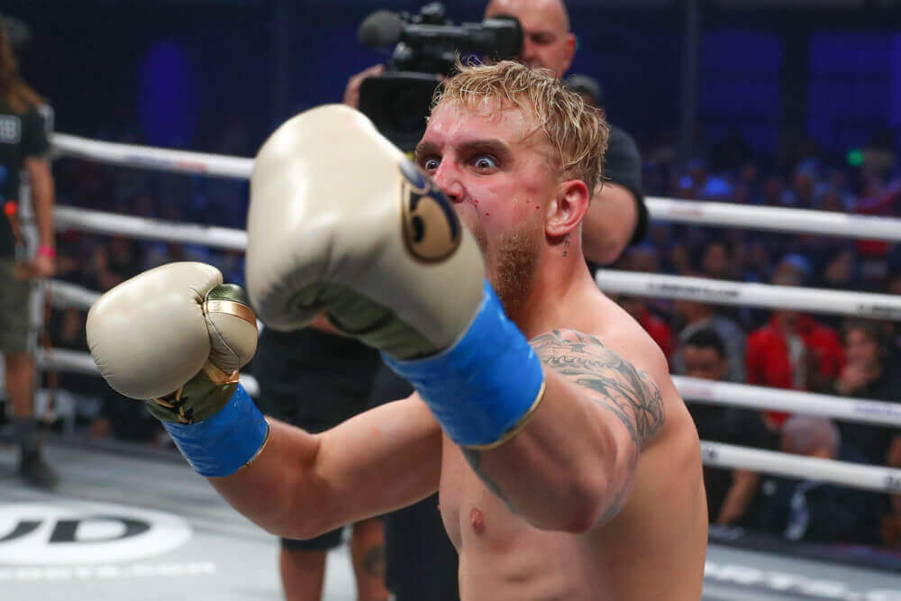 Jake Paul celebration