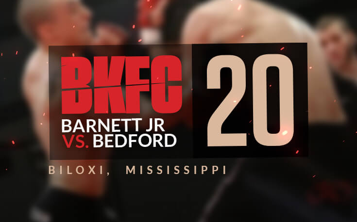 BKFC 20 odds - Bedord vs Barnett Jr.