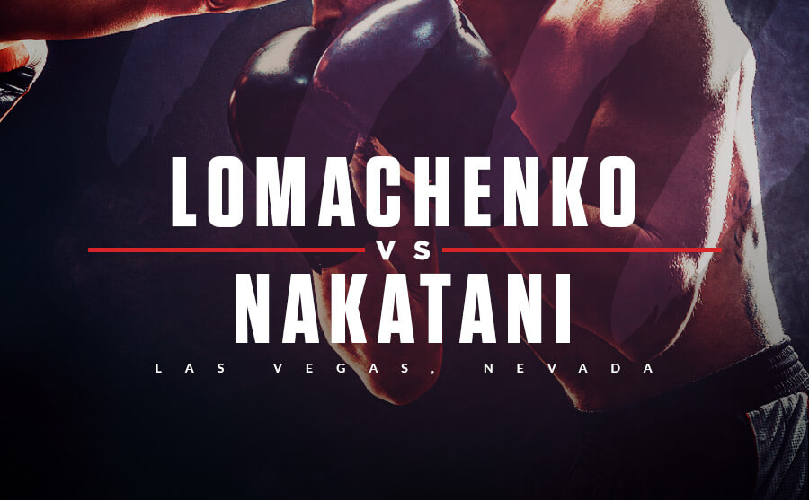 Vasiliy Lomachenko vs Masayoshi Nakatani odds