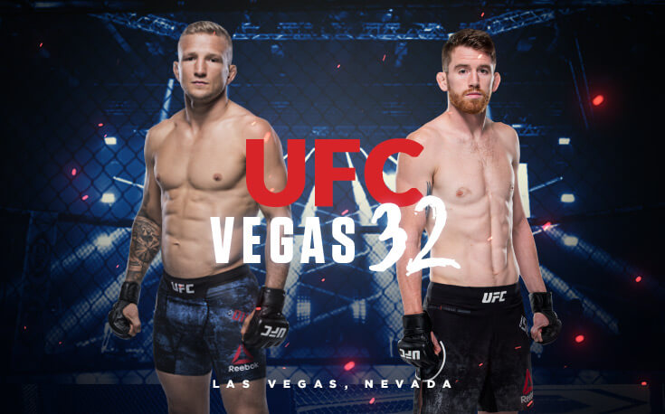 UFC Vegas 32 odds - Dillashaw vs Sandhagen