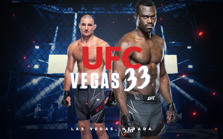 UFC Vegas 33 odds - Hall vs Strickland