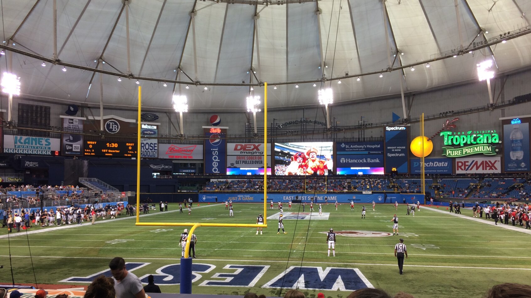 Tropicana Field, home of the Shrine Bowl
