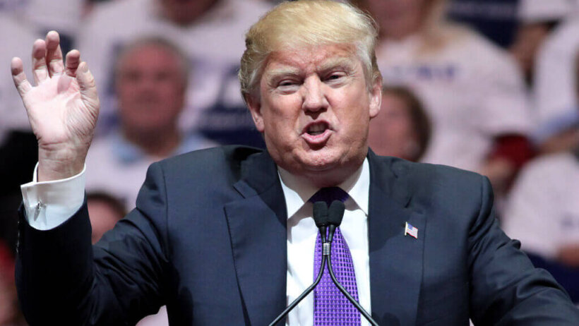 Donald Trump speaking