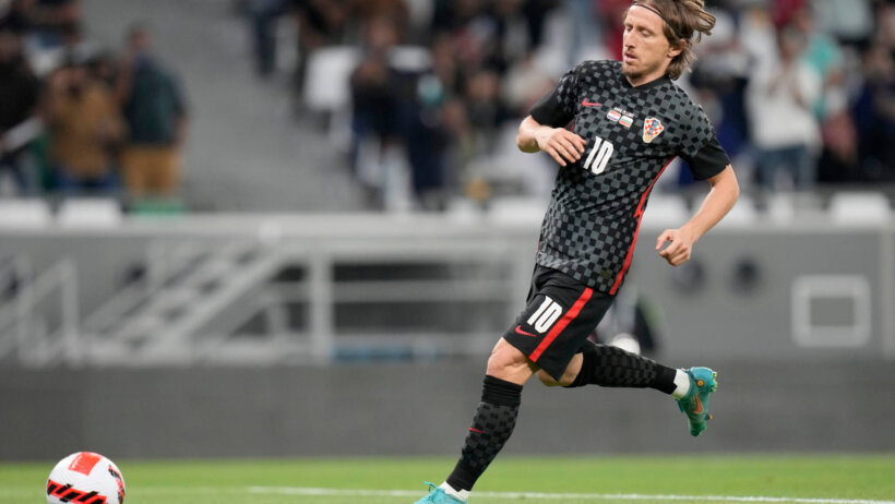 Croatia Luka Modric in action