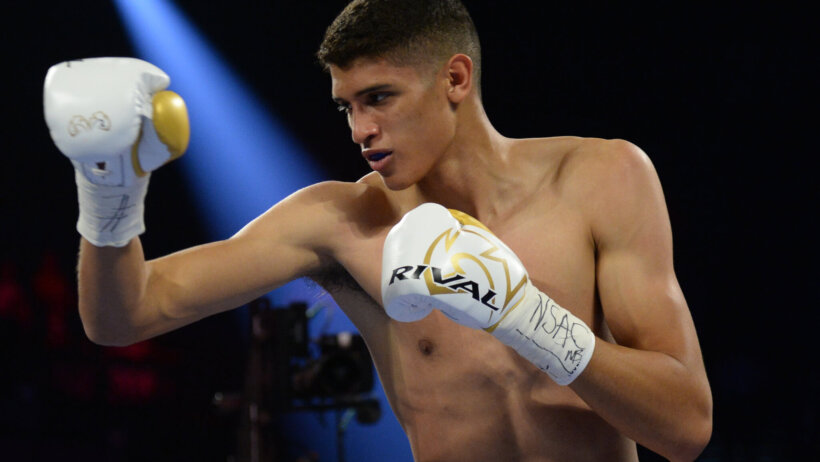 Sebastian Fundora in the boxing ring