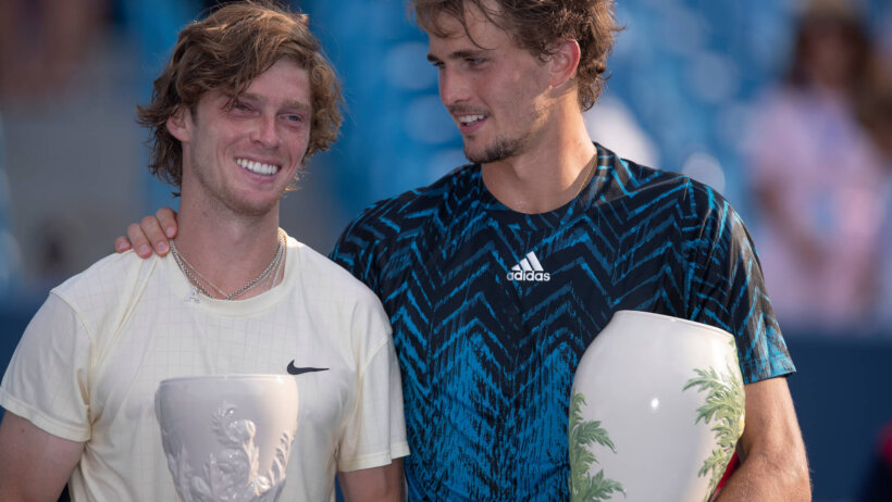 Rublev and Zverev together.