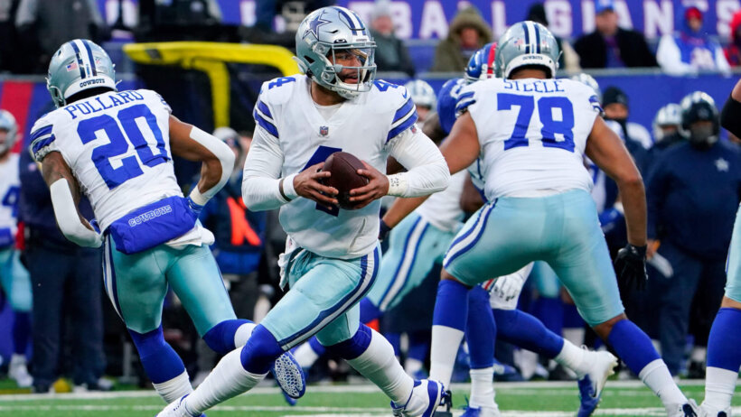 Giants vs Cowboys odds