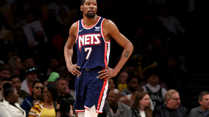 Brooklyn Nets star Kevin Durant.