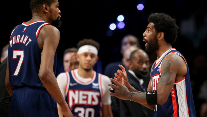 Kevin Durant and Kyrie Irving.
