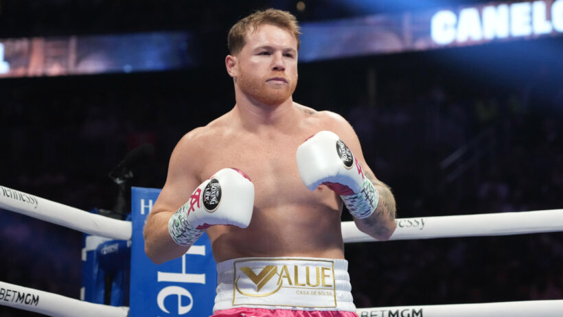 Canelo Alvarez in the boxing ring