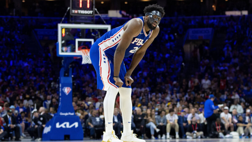 NBA MVP odds favorite Joel Embiid.