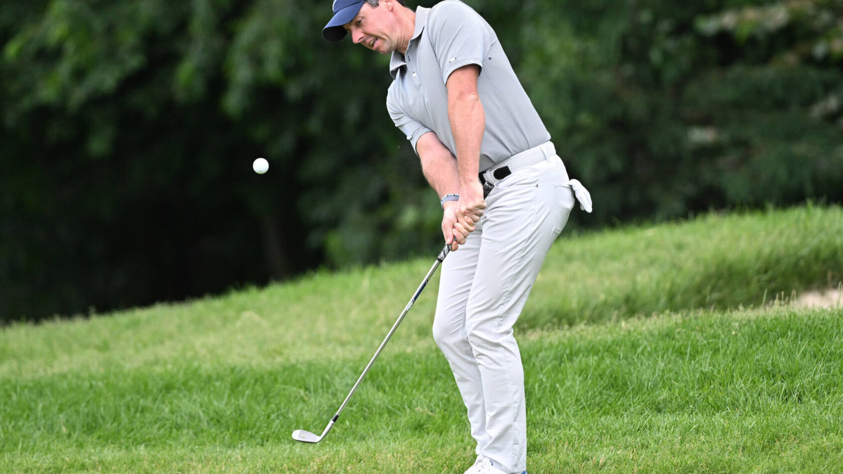 Rory McIlroy watches shot, RBC Canadian Open
