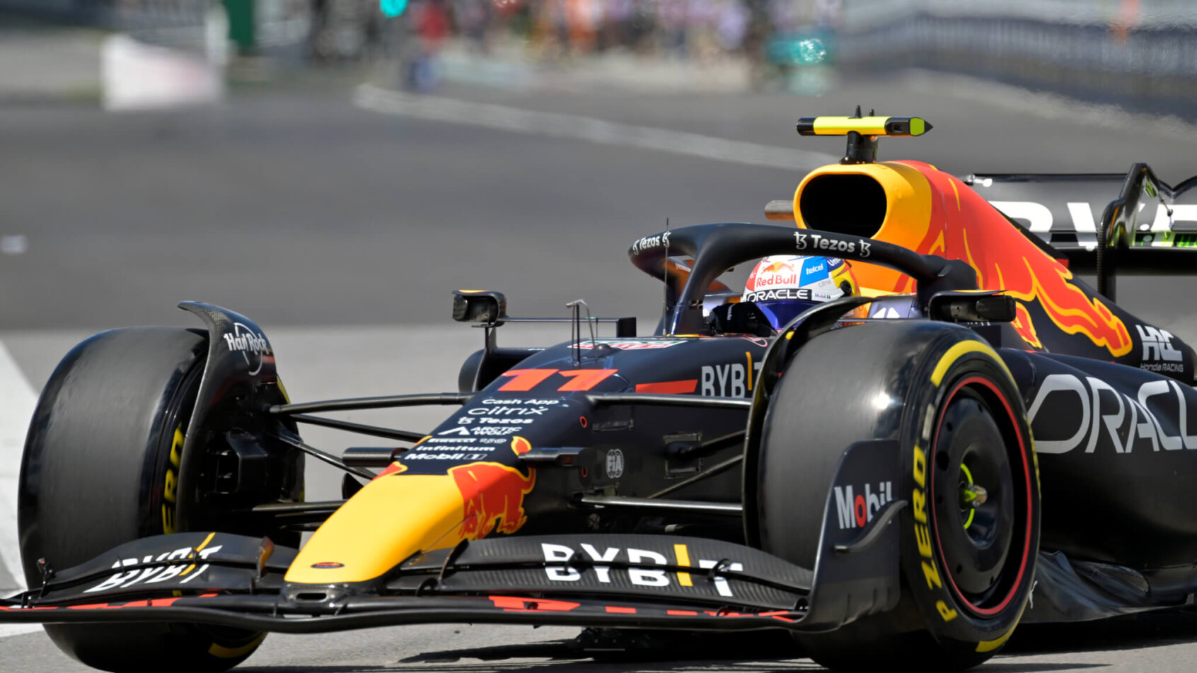 Red Bull Racing driver Sergio Perez