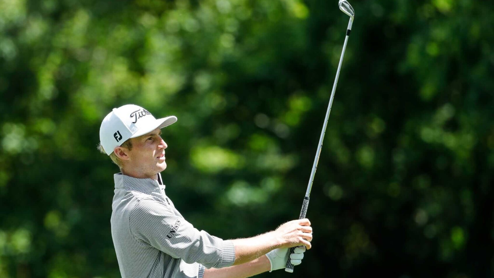 Will Zalatoris teeing off