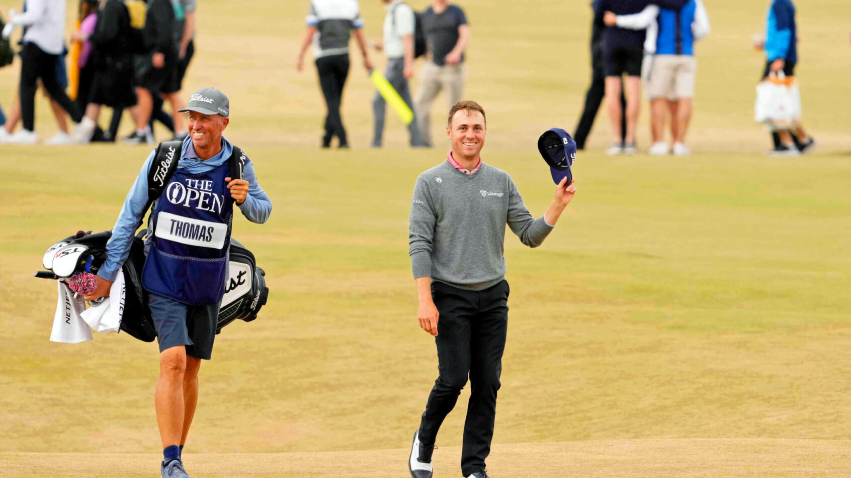 Justin Thomas at the 150th Open Championship