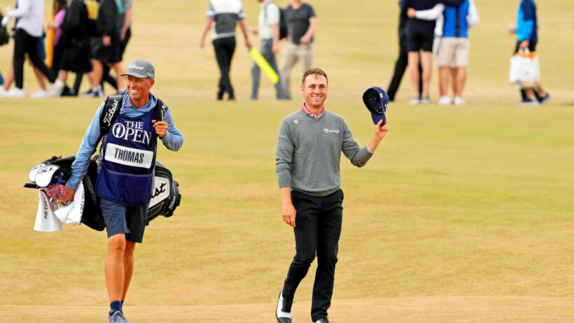 Justin Thomas at the 150th Open Championship
