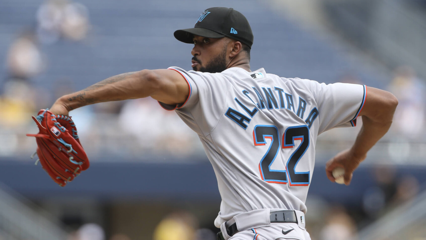 Sandy Alcantara delivers a pitch
