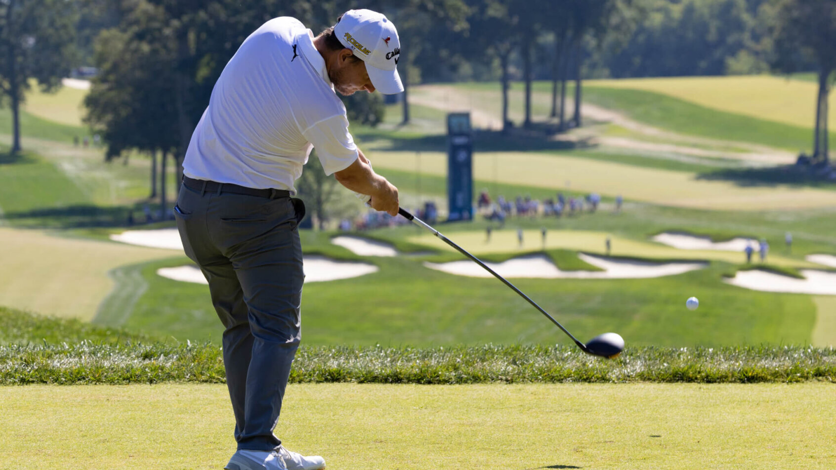 Emiliano Grillo rips a tee shot