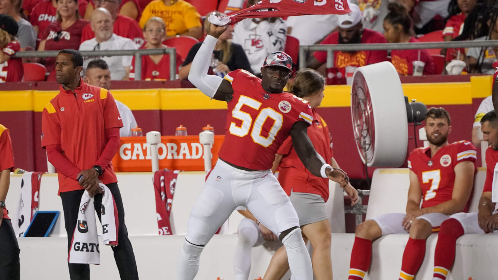 Kansas City Chiefs preseason action.