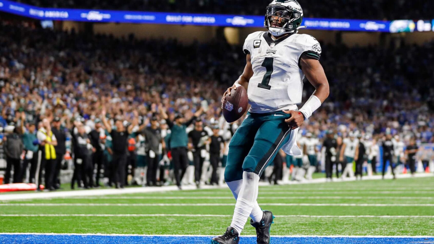 Jalen Hurts Philadelphia Eagles touchdown NFL