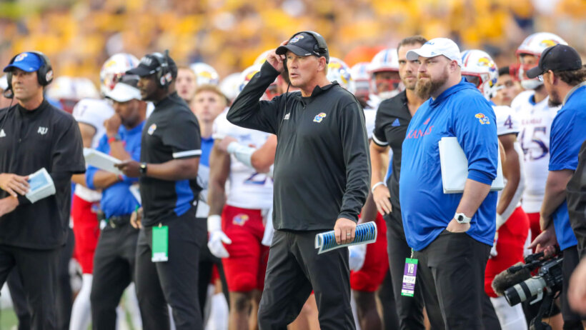 Kansas Jayhawks head coach Lance Leipold