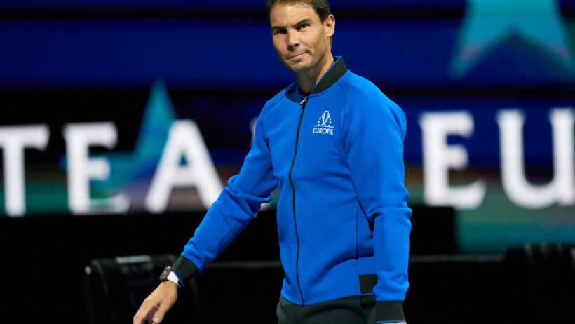Rafael Nadal (ESP) of Team Europe