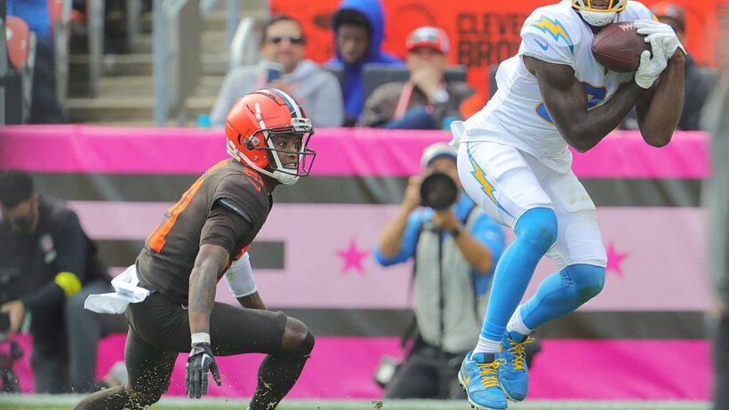 Los Angeles Chargers receiver Mike Williams