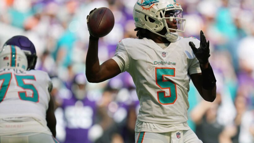 Miami Dolphins quarterback Teddy Bridgewater