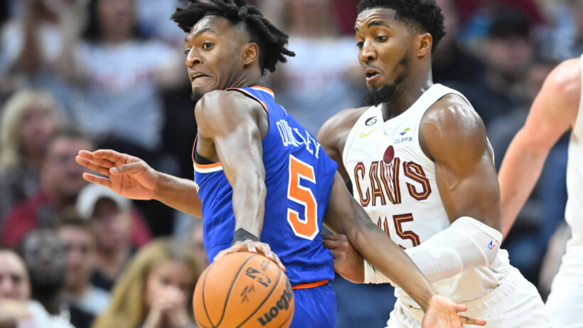 Cleveland Cavaliers guard Donovan Mitchell. NBA Player Prop Picks