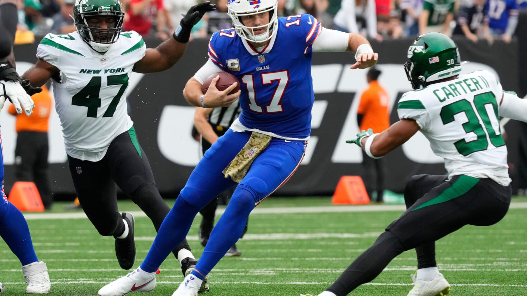 Josh Allen running the ball