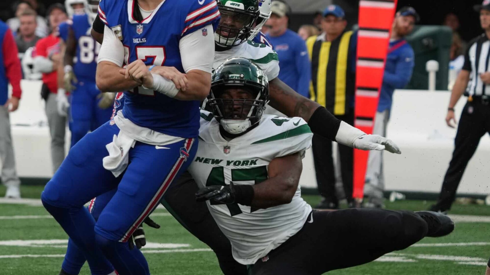 Buffalo Bills quarterback, Josh Allen
