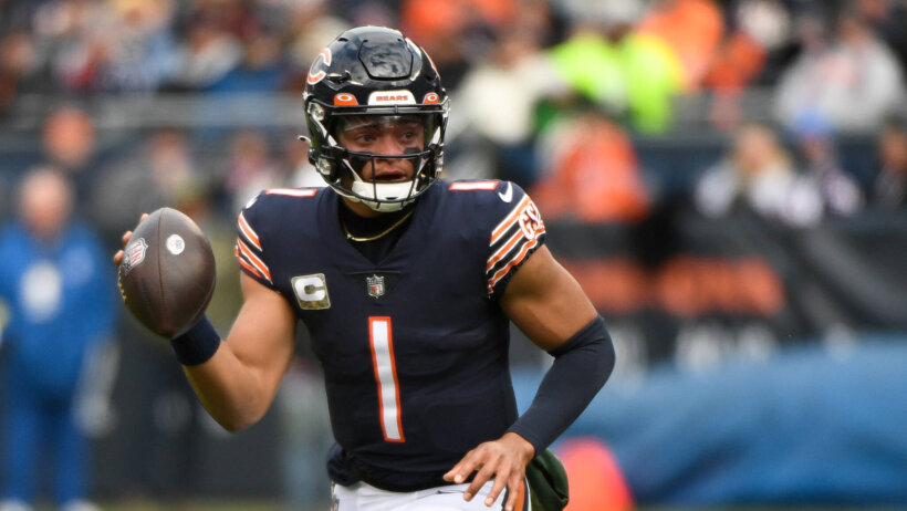 Chicago Bears quarterback Justin Fields