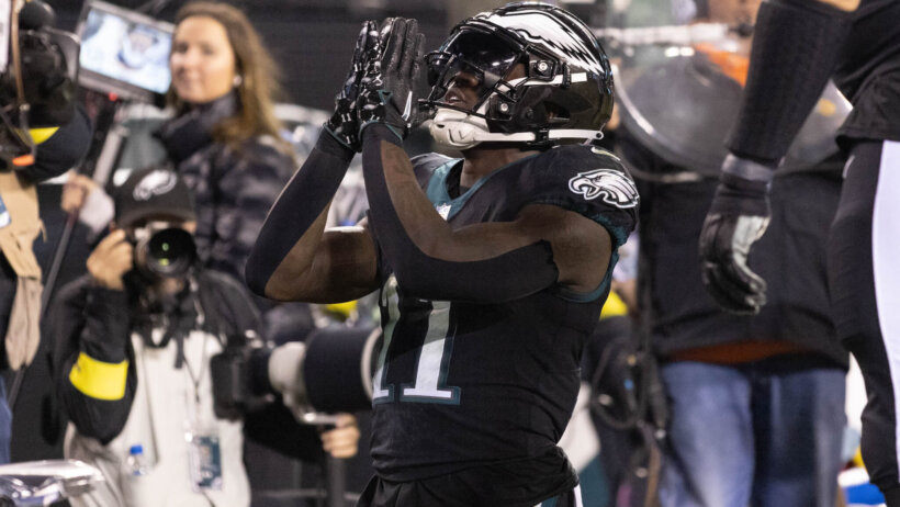 Philadelphia Eagles wide receiver A.J. Brown