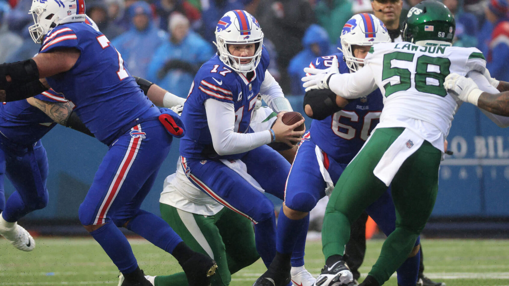 Josh Allen running