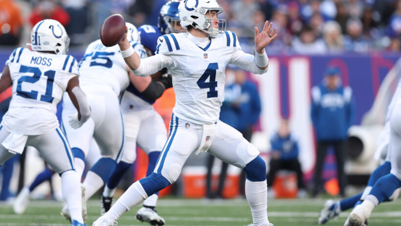 Indianapolis Colts quarterback Sam Ehlinger