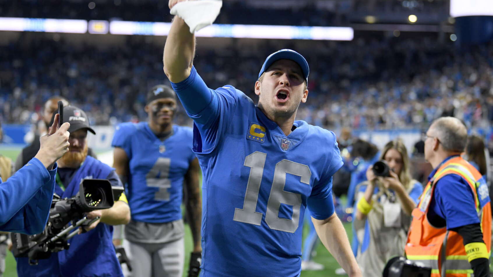 Lions quarterback Jared Goff